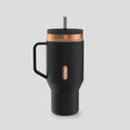 30 oz SnapSealT Tumbler (w/ Straw & Handle) - Licorice Bronze